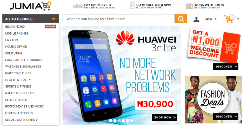 Jumia Nigeria's website went offline Innovation Village Technology