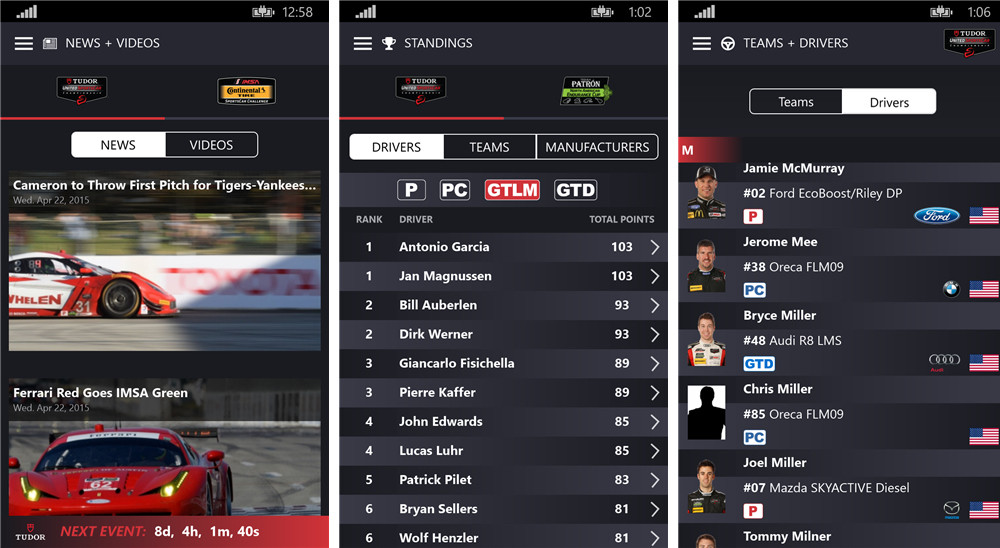 International Motor Sports Association launches official apps for ...