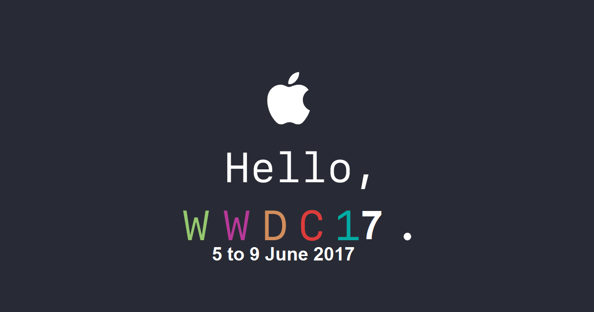 wwdc 2017 keynote date