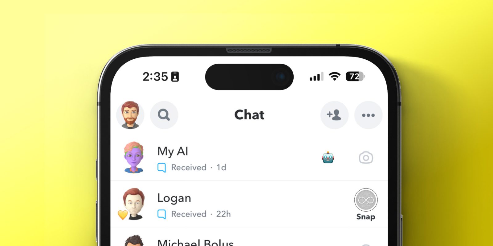 Snapchat's My AI chatbot glitched so hard it started posting